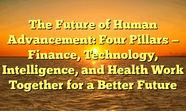 The Future of Human Advancement: Four Pillars — Finance, Technology, Intelligence, and Health Work Together for a Better Future