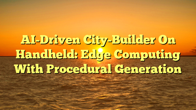 AI-Driven City-Builder On Handheld: Edge Computing With Procedural Generation
