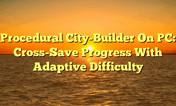 Procedural City-Builder On PC: Cross-Save Progress With Adaptive Difficulty