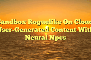 Sandbox Roguelike On Cloud: User-Generated Content With Neural Npcs